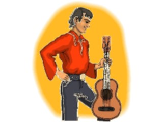 Sticker Custom Preview Image #092122 Music Musicians Guitarist65