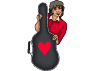 Sticker Custom Preview Image #092126 Music Musicians Guitarist69