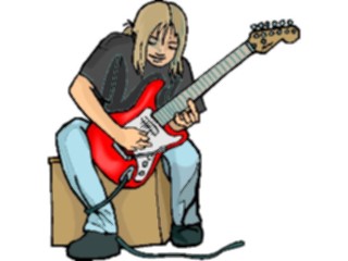 Sticker Custom Preview Image #092131 Music Musicians Guitarist74