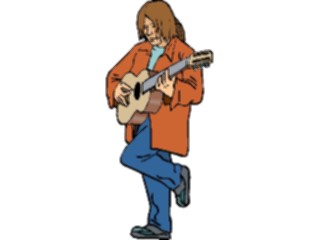 Sticker Custom Preview Image #092132 Music Musicians Guitarist75