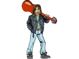 Sticker Custom Preview Image #092137 Music Musicians Guitarist80