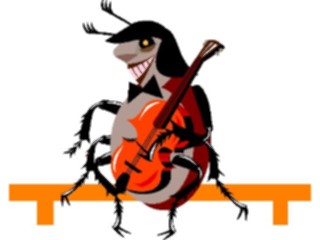 Sticker Custom Preview Image #092155 Music Musicians Guitarist Beetle