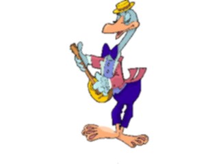 Sticker Custom Preview Image #092156 Music Musicians Guitarist Bird