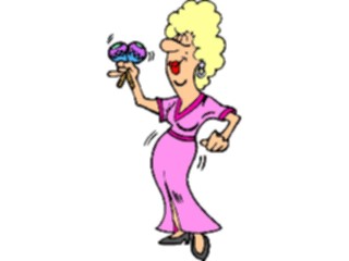 Sticker Custom Preview Image #092228 Music Musicians Maraca Player2