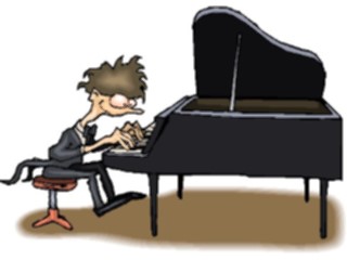 Sticker Custom Preview Image #092245 Music Musicians Pianist14