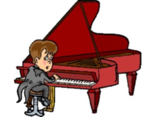 Sticker Custom Preview Image #092249 Music Musicians Pianist18
