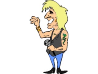 Sticker Custom Preview Image #092270 Music Musicians Rock Star3