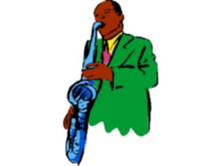Sticker Custom Preview Image #092283 Music Musicians Saxophonist11