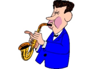 Sticker Custom Preview Image #092284 Music Musicians Saxophonist12