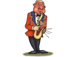 Sticker Custom Preview Image #092288 Music Musicians Saxophonist16