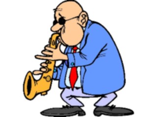 Sticker Custom Preview Image #092289 Music Musicians Saxophonist17
