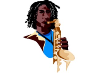 Sticker Custom Preview Image #092295 Music Musicians Saxophonist23