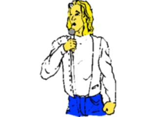 Sticker Custom Preview Image #092307 Music Musicians Singer07