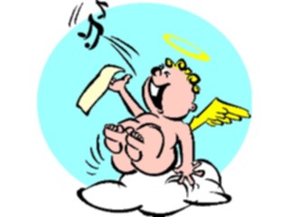 Sticker Custom Preview Image #092377 Music Musicians Singer Cherub
