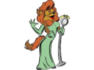 Sticker Custom Preview Image #092385 Music Musicians Singer Fox