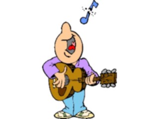 Sticker Custom Preview Image #092389 Music Musicians Singer Off Key