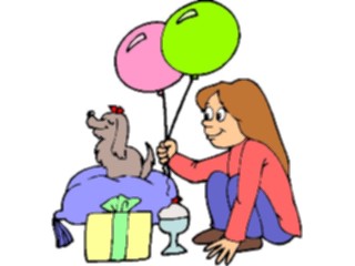 Sticker Custom Preview Image #092659 Occasions Birthdays Birthday Puppy