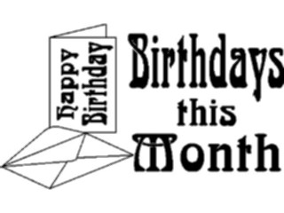 Sticker Custom Preview Image #092665 Occasions Birthdays Birthdays This Month