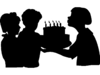 Sticker Custom Preview Image #092672 Occasions Birthdays Blowing Out Candles07