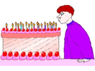 Sticker Custom Preview Image #092673 Occasions Birthdays Blowingout Candles08