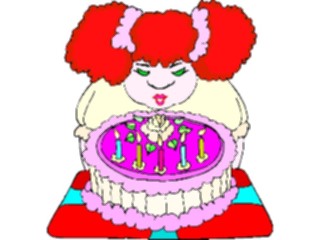 Sticker Custom Preview Image #092676 Occasions Birthdays Blowingout Candles11