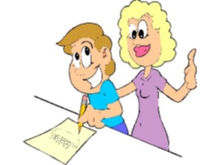 Sticker Custom Preview Image #092678 Occasions Birthdays Boy Drawing Cake