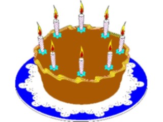 Sticker Custom Preview Image #092683 Occasions Birthdays Cake01
