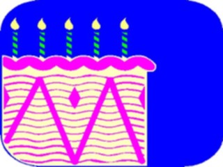 Sticker Custom Preview Image #092684 Occasions Birthdays Cake02