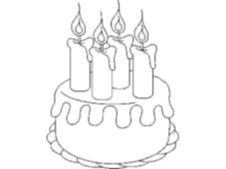 Sticker Custom Preview Image #092685 Occasions Birthdays Cake03