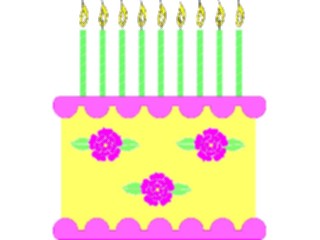 Sticker Custom Preview Image #092688 Occasions Birthdays Cake06