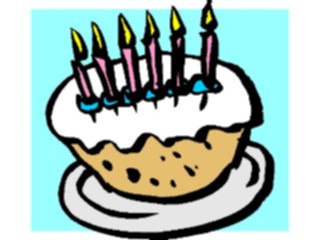Sticker Custom Preview Image #092691 Occasions Birthdays Cake09