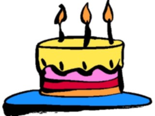 Sticker Custom Preview Image #092692 Occasions Birthdays Cake10