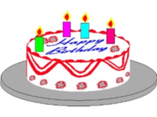 Sticker Custom Preview Image #092693 Occasions Birthdays Cake11