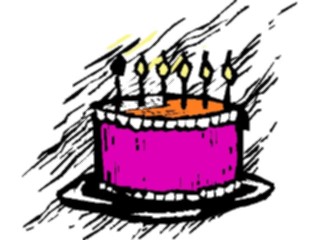 Sticker Custom Preview Image #092695 Occasions Birthdays Cake13