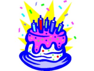 Sticker Custom Preview Image #092696 Occasions Birthdays Cake14