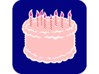 Sticker Custom Preview Image #092697 Occasions Birthdays Cake15
