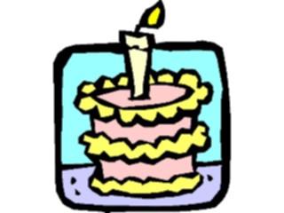 Sticker Custom Preview Image #092703 Occasions Birthdays Cake21