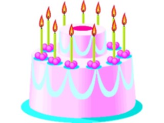 Sticker Custom Preview Image #092708 Occasions Birthdays Cake26