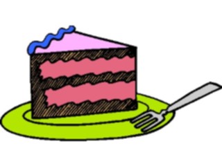 Sticker Custom Preview Image #092740 Occasions Birthdays Cake Slice4
