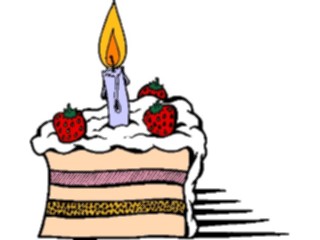 Sticker Custom Preview Image #092741 Occasions Birthdays Cake Slice5