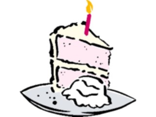 Sticker Custom Preview Image #092742 Occasions Birthdays Cake Slice6