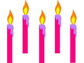 Sticker Custom Preview Image #092750 Occasions Birthdays Candles2