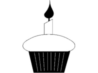 Sticker Custom Preview Image #092752 Occasions Birthdays Cupcake1