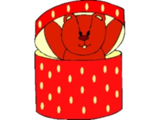 Sticker Custom Preview Image #092777 Occasions Birthdays Gift Bear