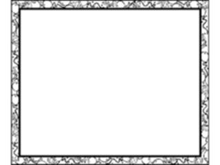 Sticker Custom Preview Image #093199 Occasions Parties Balloons Confetti Frame1