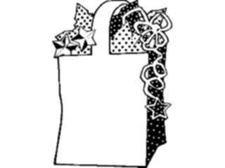 Sticker Custom Preview Image #093292 Occasions Parties Gift Bag Frame