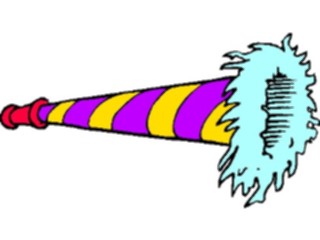 Sticker Custom Preview Image #093302 Occasions Parties Horn