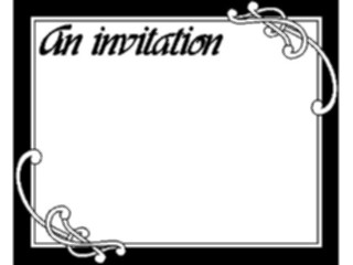 Sticker Custom Preview Image #093305 Occasions Parties Invitation Frame