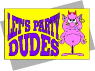 Sticker Custom Preview Image #093310 Occasions Parties Lets Party