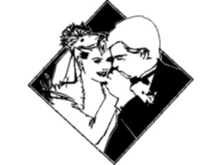 Sticker Custom Preview Image #093550 Occasions Weddings Bride Groom01